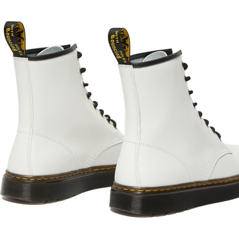 NEW Dr. Martens Zavala 8-Eyelet Combat Boot in White - Picture 9 of 9